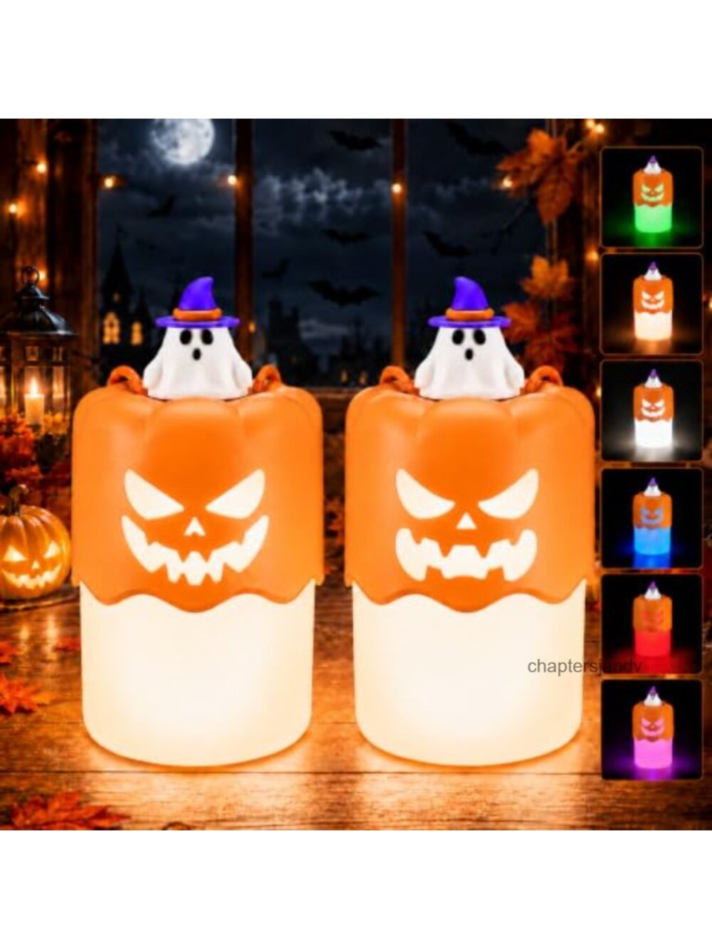 Rechargeable Pumpkin Lantern Collapsible Jack O Lantern LED Light